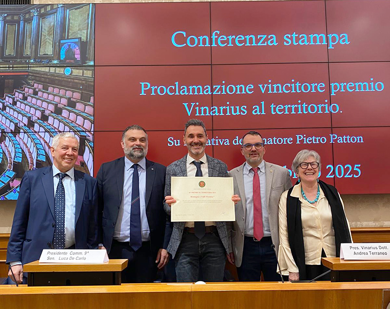 Premio Vinarius al Consorzio di Tutela Vini del Trentino